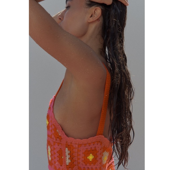 Zara CROCHET MINI DRESS - Picture 12 of 16